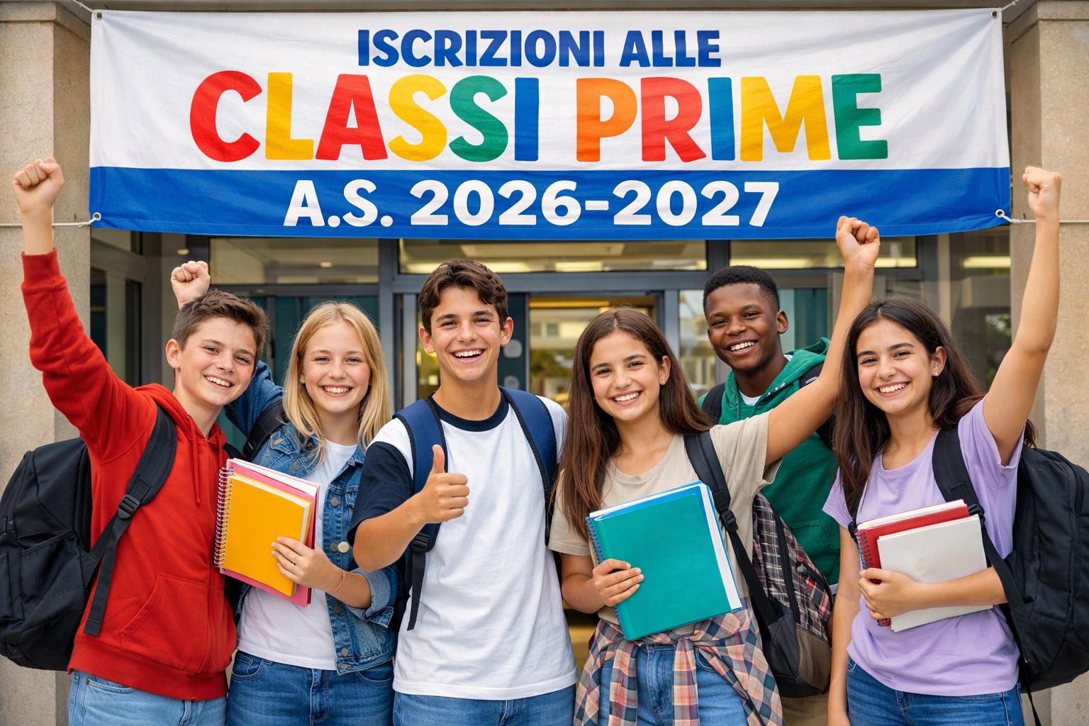 ISCRIZIONI ALLE CLASSI PRIME A.S. 2026-2027