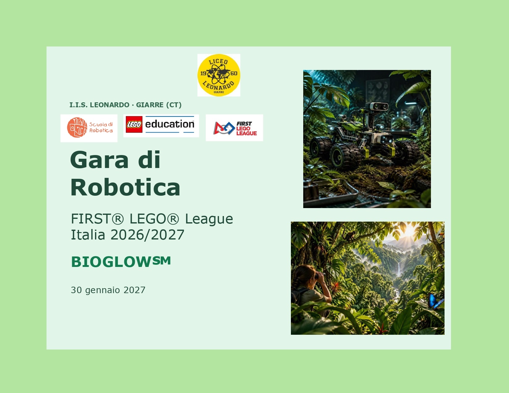 GARA DI ROBOTICA REGIONALE A.S.2026-2027